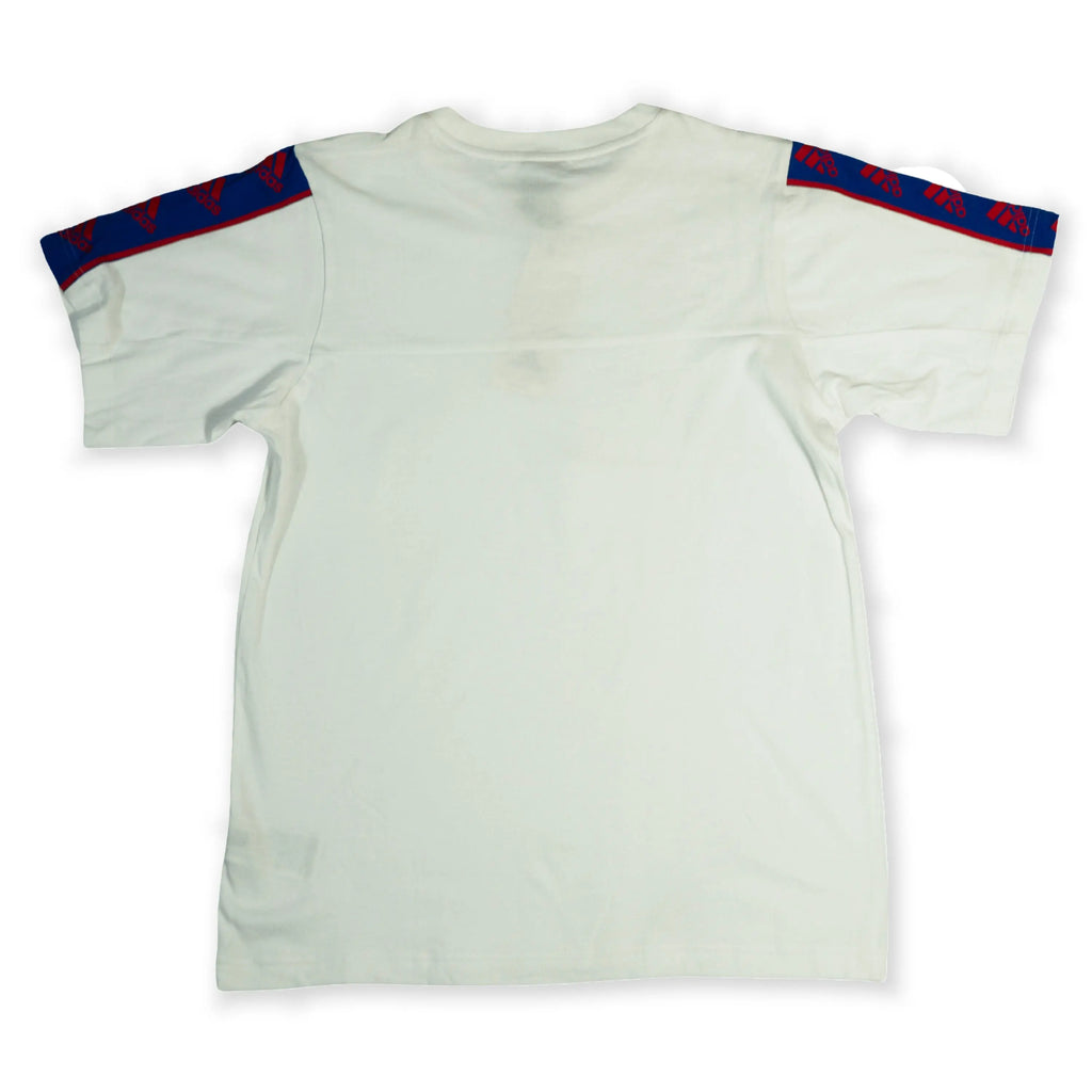 Adidas Men's Tape Sleeve Tee – White / Blue / Red Tommynippon
