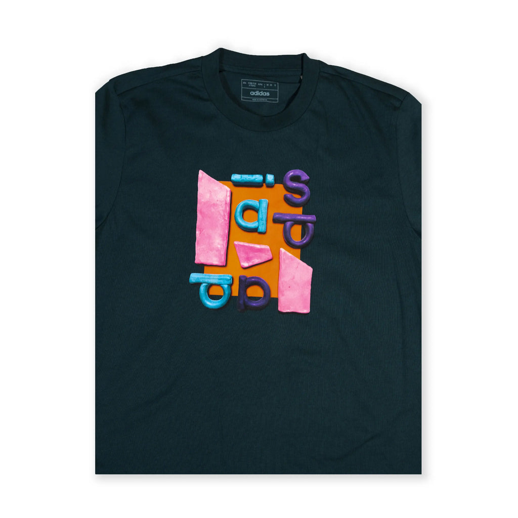 Adidas Men’s Green Graphic T-Shirt | Modern Logo Print Tommynippon