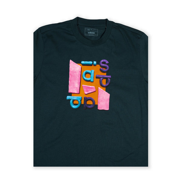 Adidas Men’s Green Graphic T-Shirt | Modern Logo Print