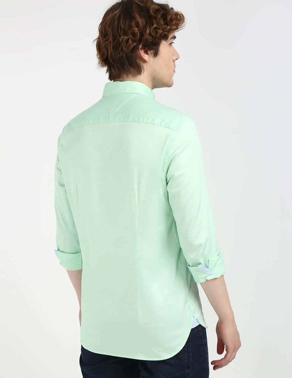 Tommy Hilfiger Men’s Button-Down Shirt – Mint Green