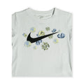 Nike Girls “Floral Swoosh” Tee – White Tommynippon