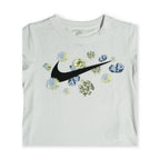 Nike Girls “Floral Swoosh” Tee – White Tommynippon