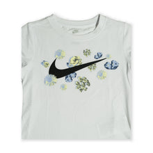 Nike Girls “Floral Swoosh” Tee – White