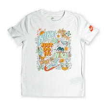 Nike Kids “Just Do It” Doodle Tee – White