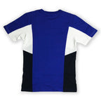 Adidas Kids Colorblock Performance T-Shirt – Blue/Black/White Tommynippon