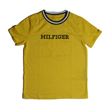 Tommy Hilfiger Kid’s Yellow Crew Neck Logo T-Shirt
