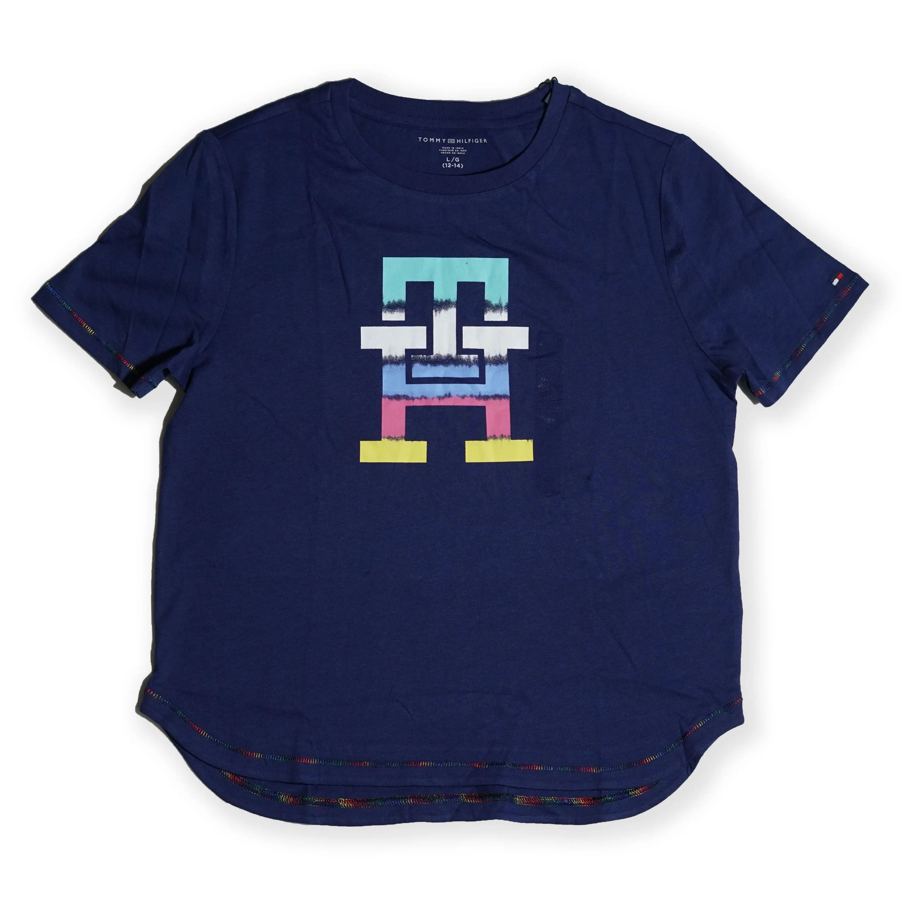 Tommy Hilfiger Women’s Graphic Navy Blue T-Shirt Tommynippon