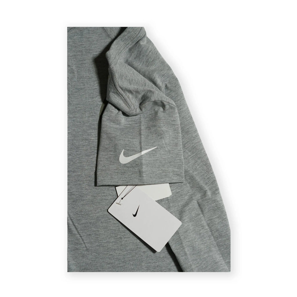 Nike Kids’ Double Logo T-Shirt – Grey – 115 (5/6 Year) Tommynippon