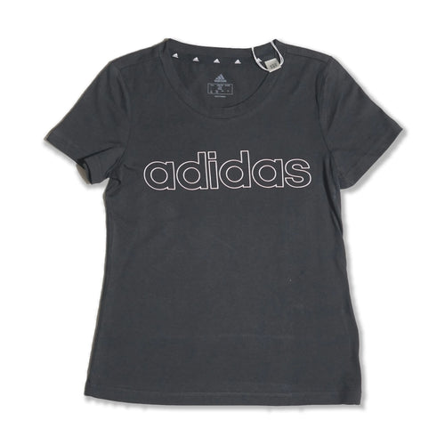 Adidas Kid's Essentials Linear Logo T-Shirt – Black Tommynippon