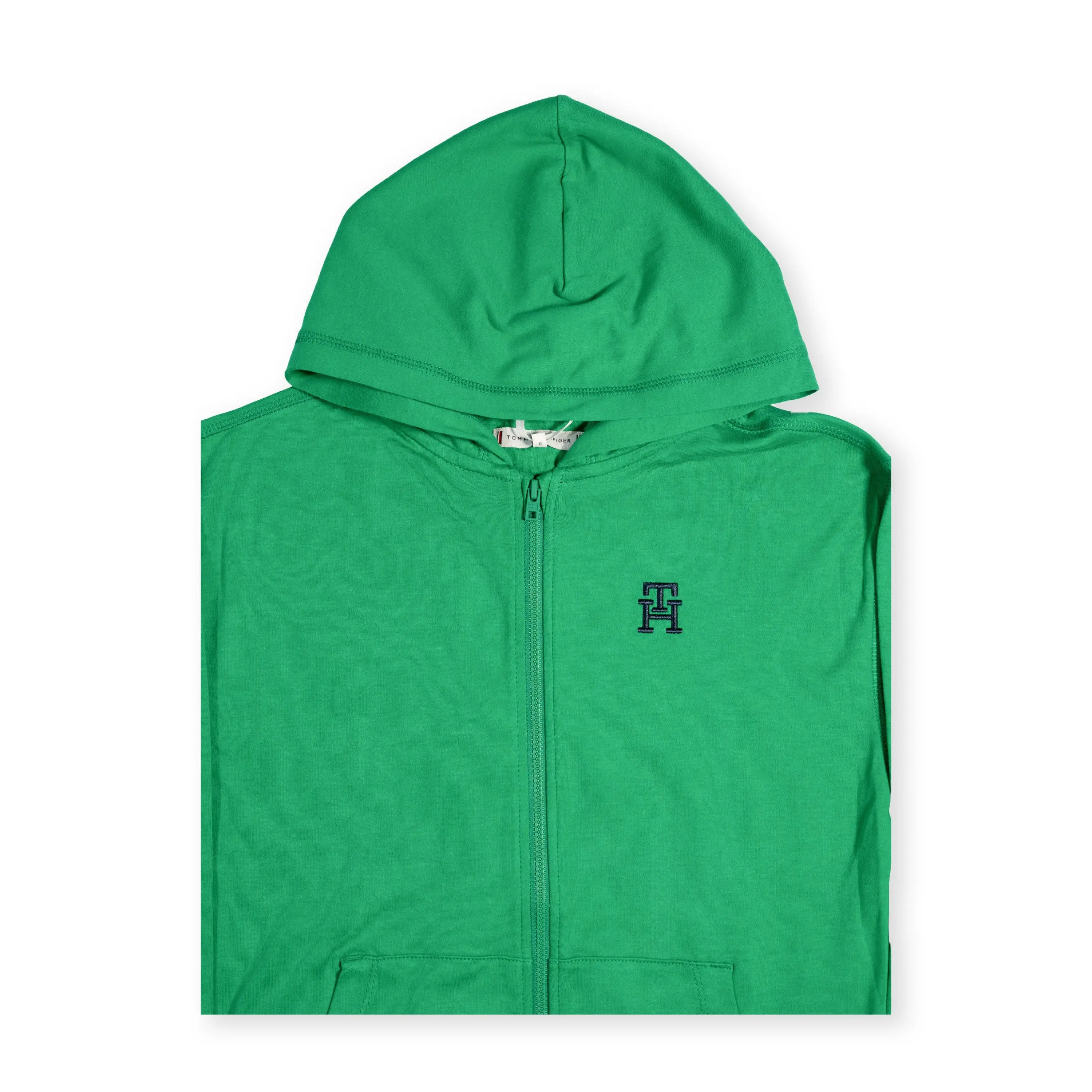 Tommy Hilfiger Kid's Classic Zip-Up Hoodie – Green Tommynippon