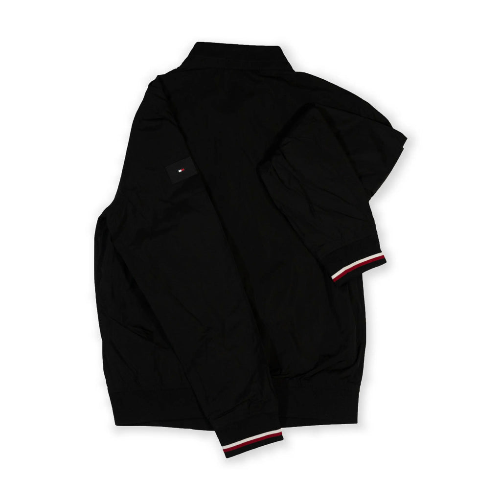 Tommy Hilfiger Men's Classic Black Bomber Jacket Tommynippon