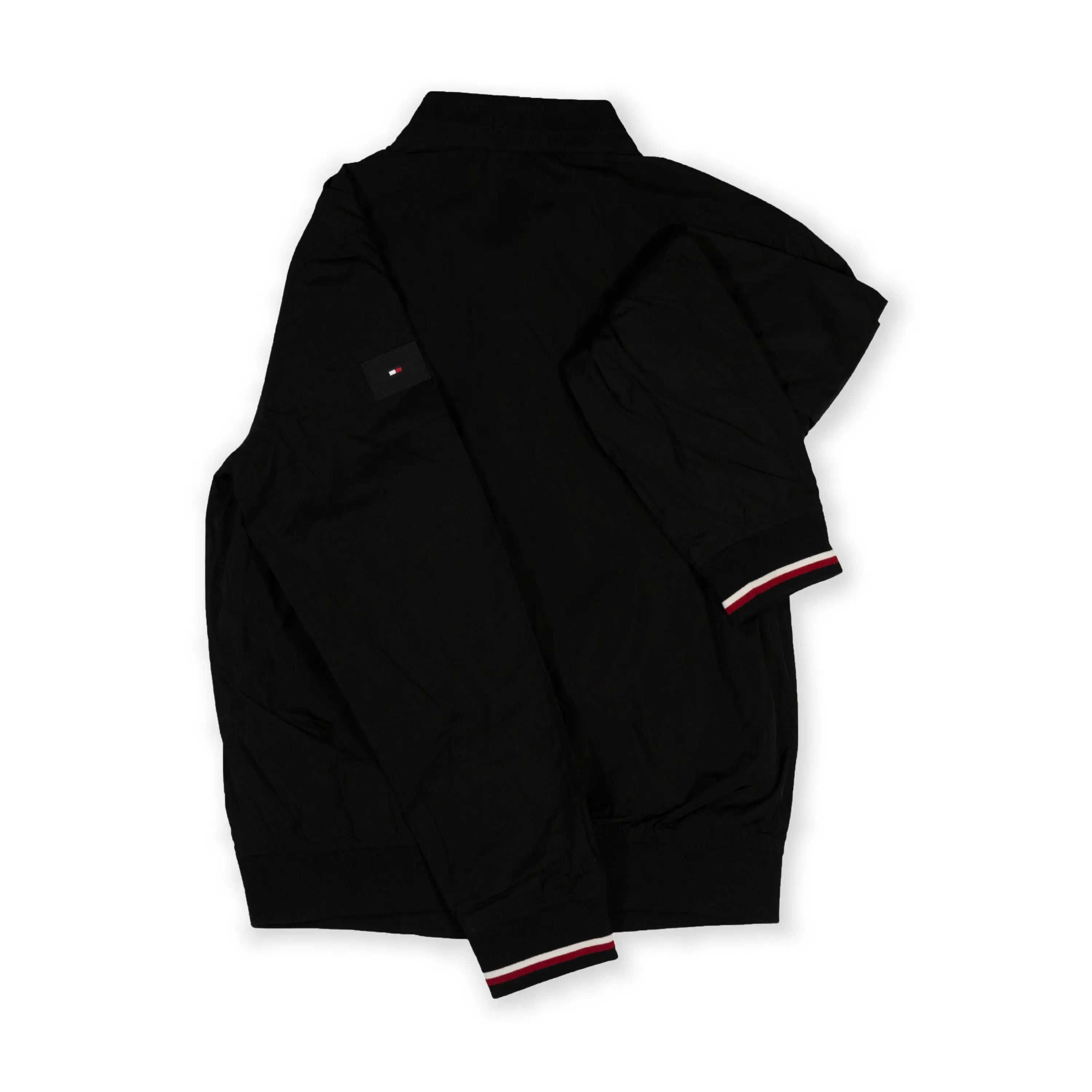 Tommy Hilfiger Men's Classic Black Bomber Jacket Tommynippon