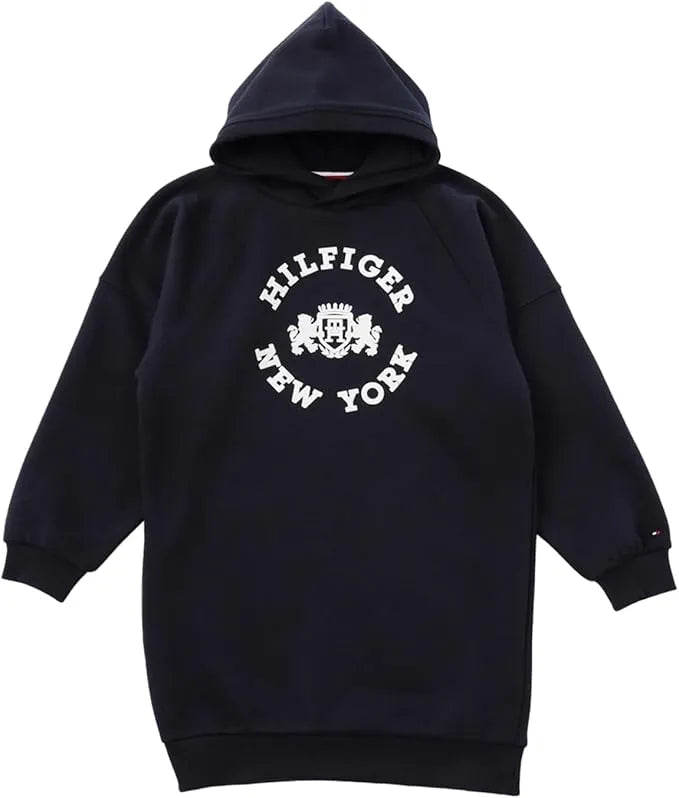 Tommy Hilfiger Official GIRLS Crest Hoodie Dress