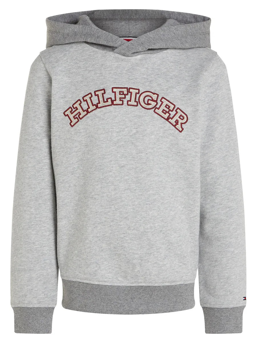 Tommy Hilfiger Boys Hooded Sweatshirt – Grey