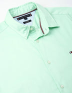 Tommy Hilfiger Men’s Button-Down Shirt – Mint Green