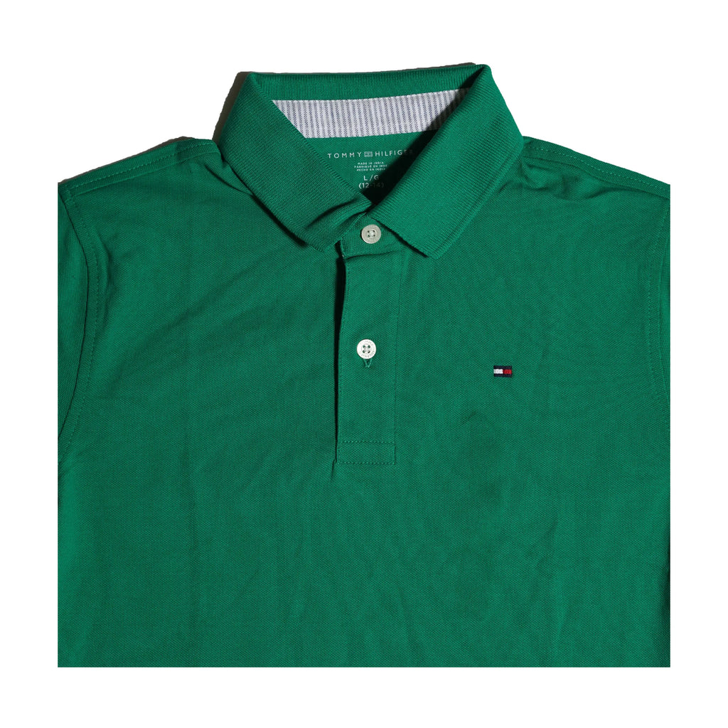 Tommy Hilfiger Kid's Classic Green Polo Shirt Tommynippon