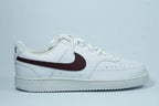 Nike Court Vision Low Sneakers – White & Maroon Tommynippon