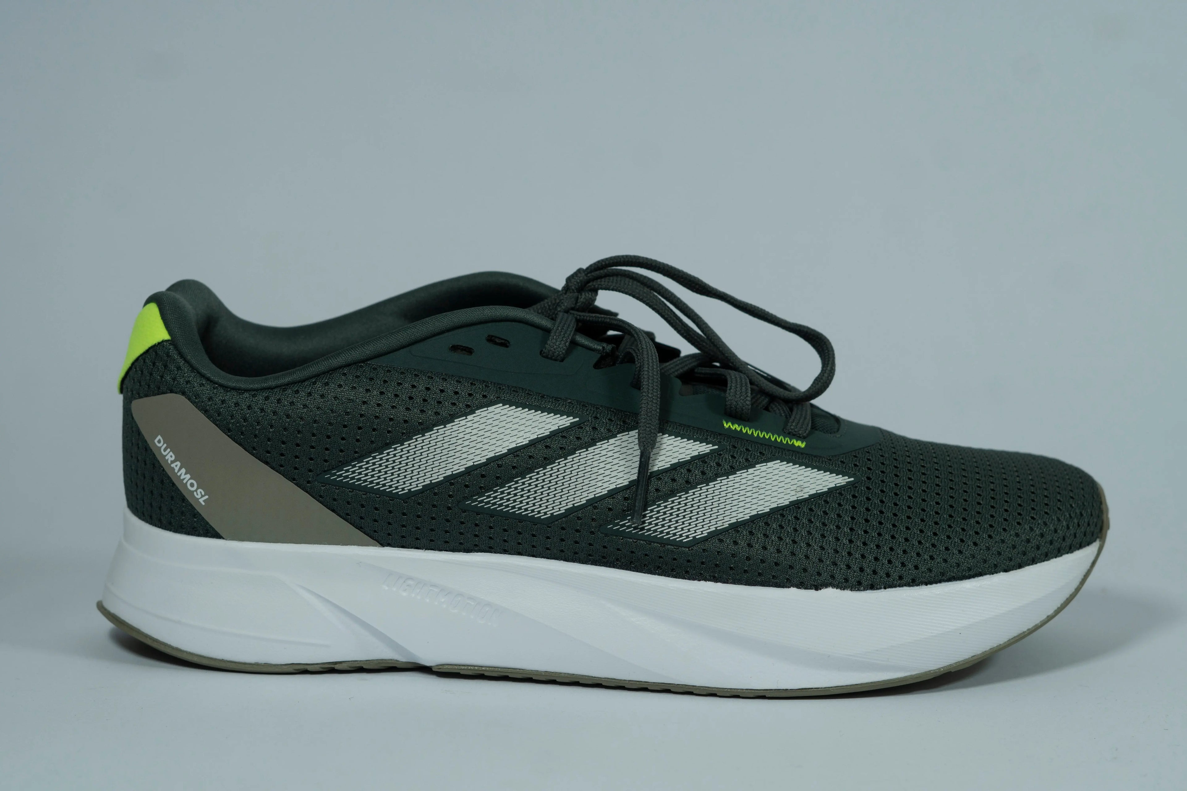 Adidas Duramo SL Men’s Running Shoes – Core Black, White & Solar Yellow Tommynippon