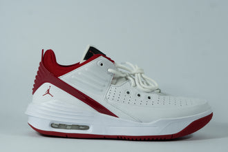 Air Jordan Jumpman Two Trey Low – White & Red | Men’s Basketball Sneakers with Air Cushion Sole