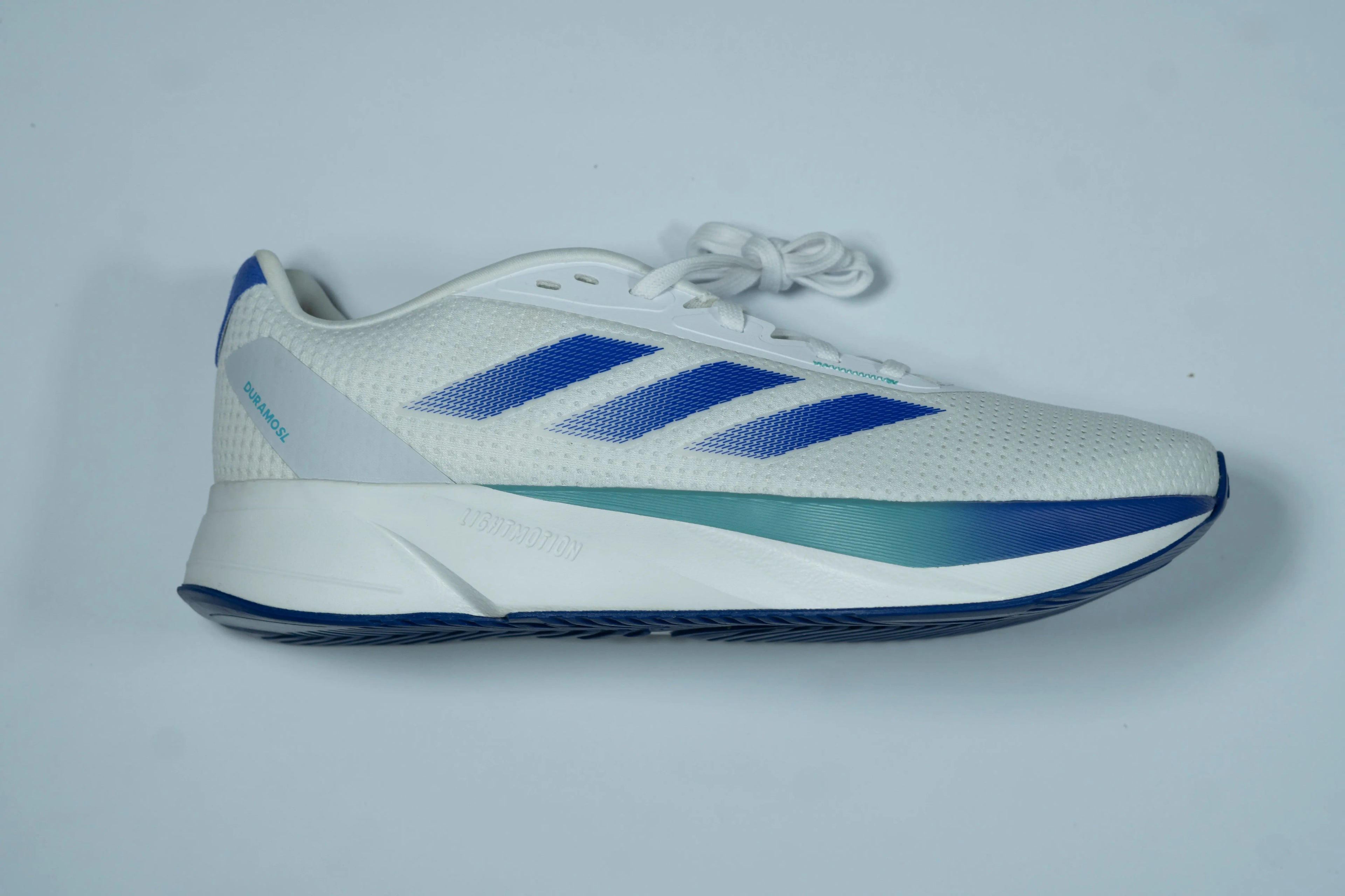 Adidas Duramo SL Running Shoes – White & Blue | Lightweight Breathable Jogging Sneakers for Men Tommynippon