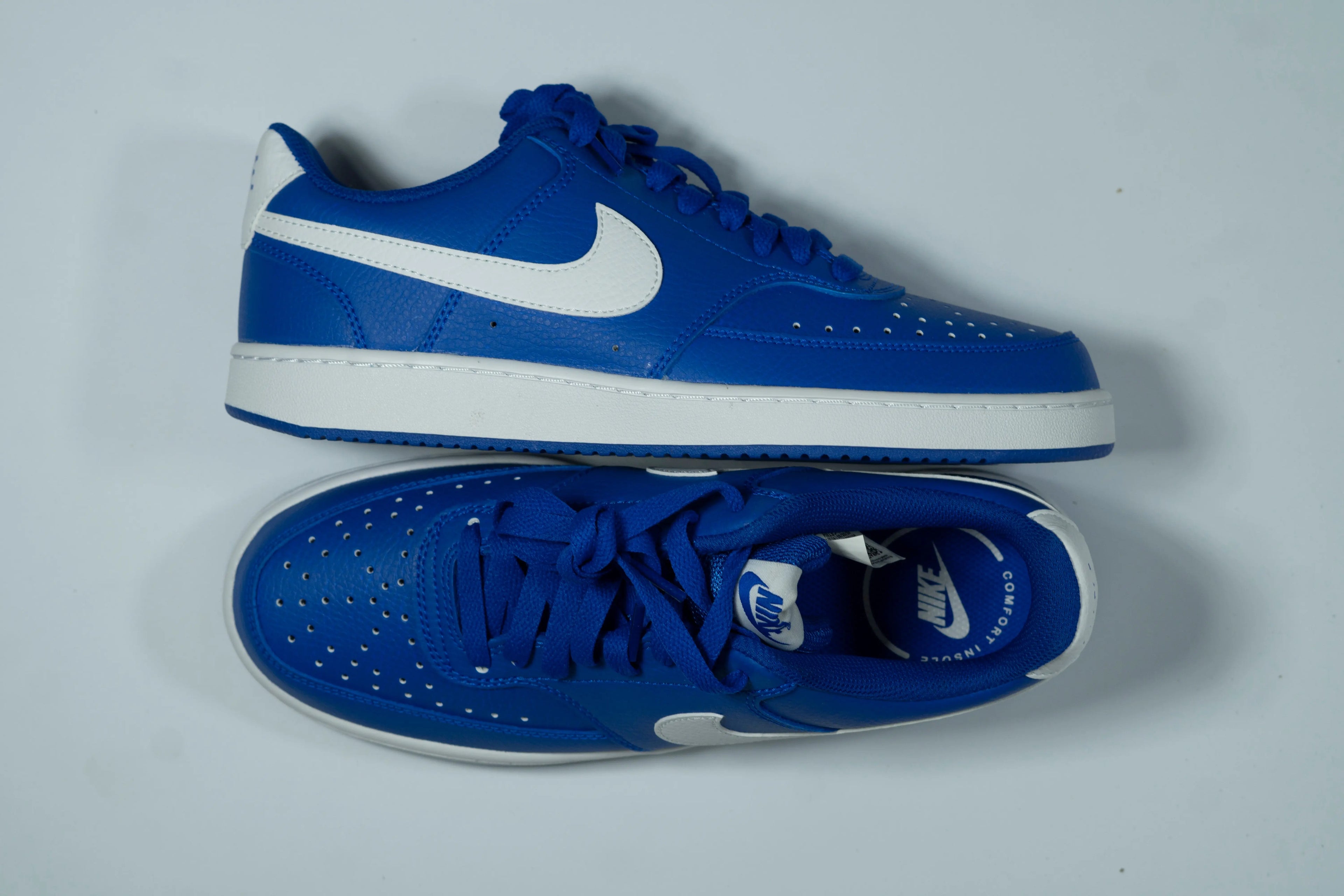 Nike Court Vision Low Sneakers – Royal Blue & White Tommynippon