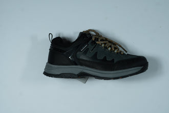 Kid’s Waterproof Outdoor Hiking Shoes – Durable Anti-Slip Trekking Trainers in Black & Grey