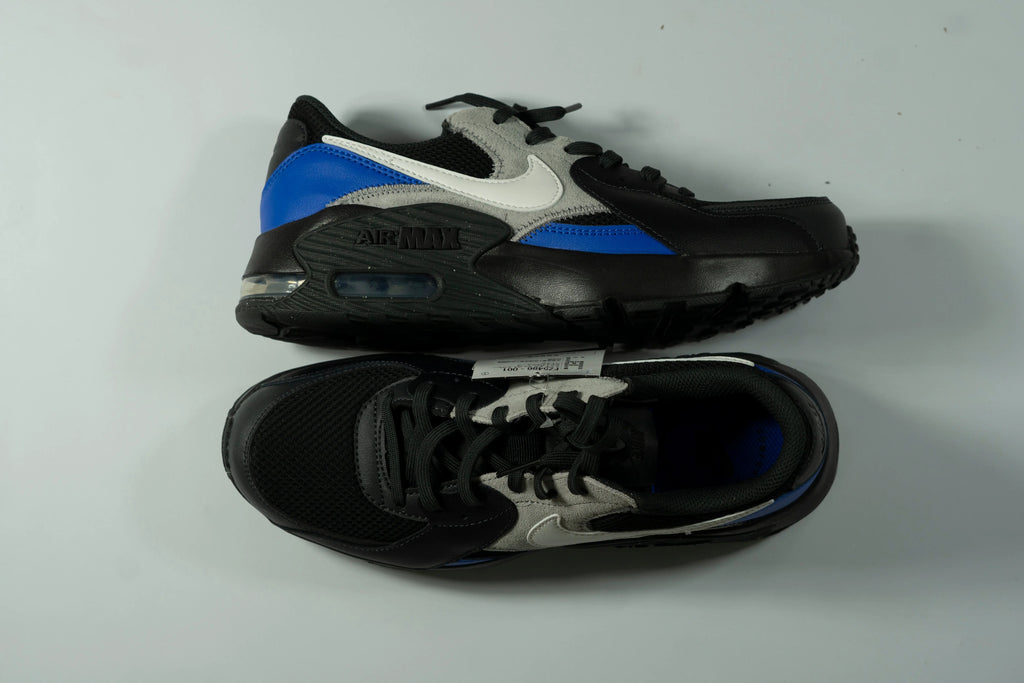 Nike Air Max Men’s Running Shoes – Stylish Black, Blue & Grey Trainers with Cushioned Sole Tommynippon