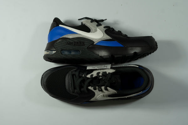 Nike Air Max Men’s Running Shoes – Stylish Black, Blue & Grey Trainers with Cushioned Sole