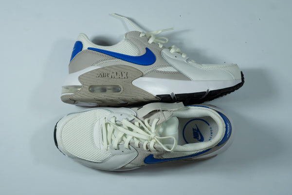 Nike Air Max Men’s Sneakers – White & Blue | Lightweight Breathable Running Shoes | Air Cushion Comfort Sole