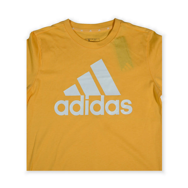 Adidas Kid's Classic Logo Tee – Yellow / White