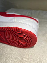 Nike Court Vision Low  White & Red Classic Leather Men’s Sneakers