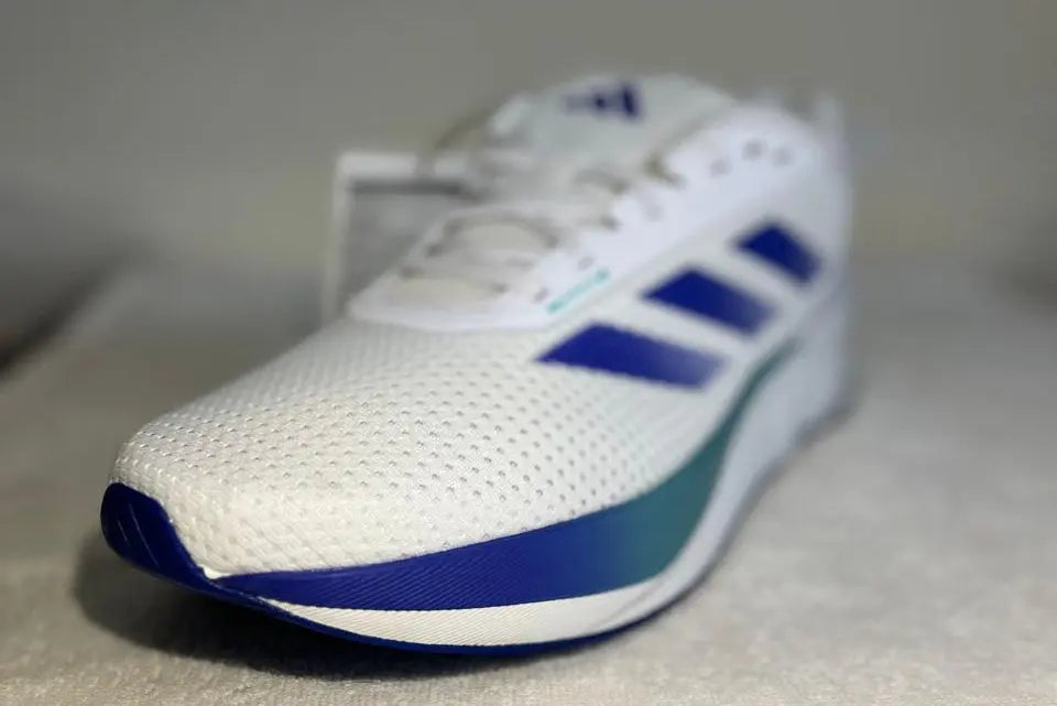 Adidas Duramo SL Running Shoes – White & Blue | Lightweight Breathable Jogging Sneakers for Men Tommynippon