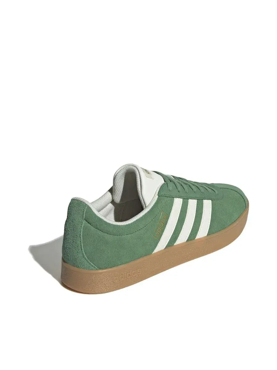 Adidas VL Court 3.0 Sneakers – Green / White / Brown Gum Sole