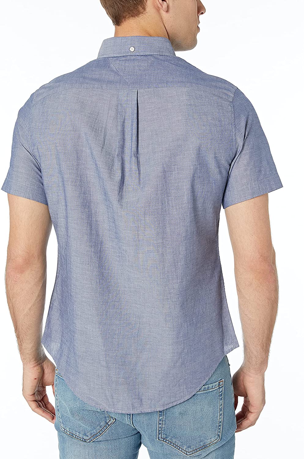 Tommy Hilfiger Men's Short Sleeve Casual Button Down Shirt